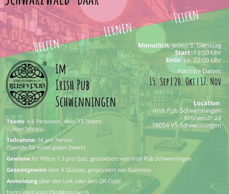 Pub Quiz jeden 3. Dienstag im Monat